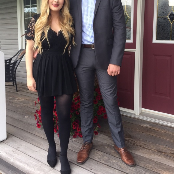 Lulus black lace mini dress - Picture 3 of 3